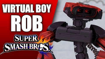VIRTUAL BOY ROB IN SUPER SMASH BROS! (Smash 4 Wii U Mods Skin Showcase) – Aaronitmar