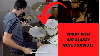 BUDDY RICH, ART BLAKEY drum solo compilation - Greyson Nekrutman