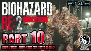 10【BIOHAZARD RE:2 Zver】ボス「G第二形態」戦！灼熱の火炎放射