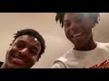 Bronny and Speed Exchange Barks With Each Other