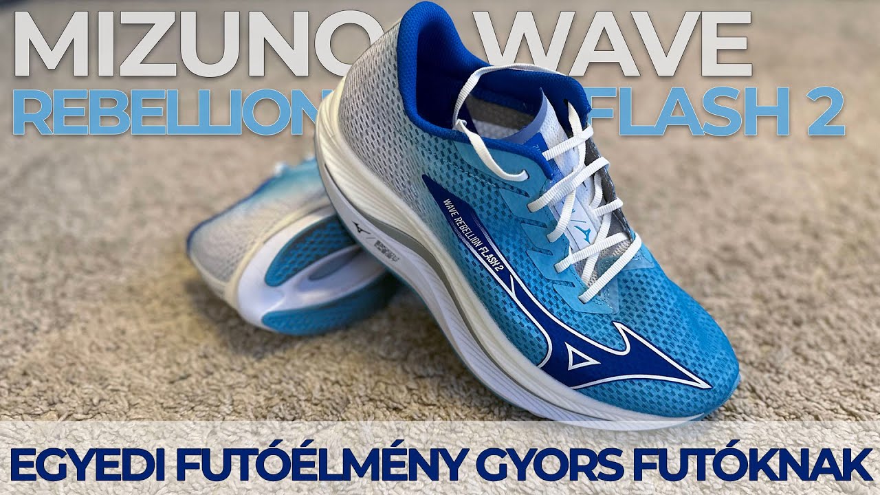 video Mizuno Wave Rebellion Flash 2 futócipő
