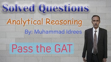 Analytical Reasoning – Seating Arrangements question 7321 for preparation of NTS admission tests