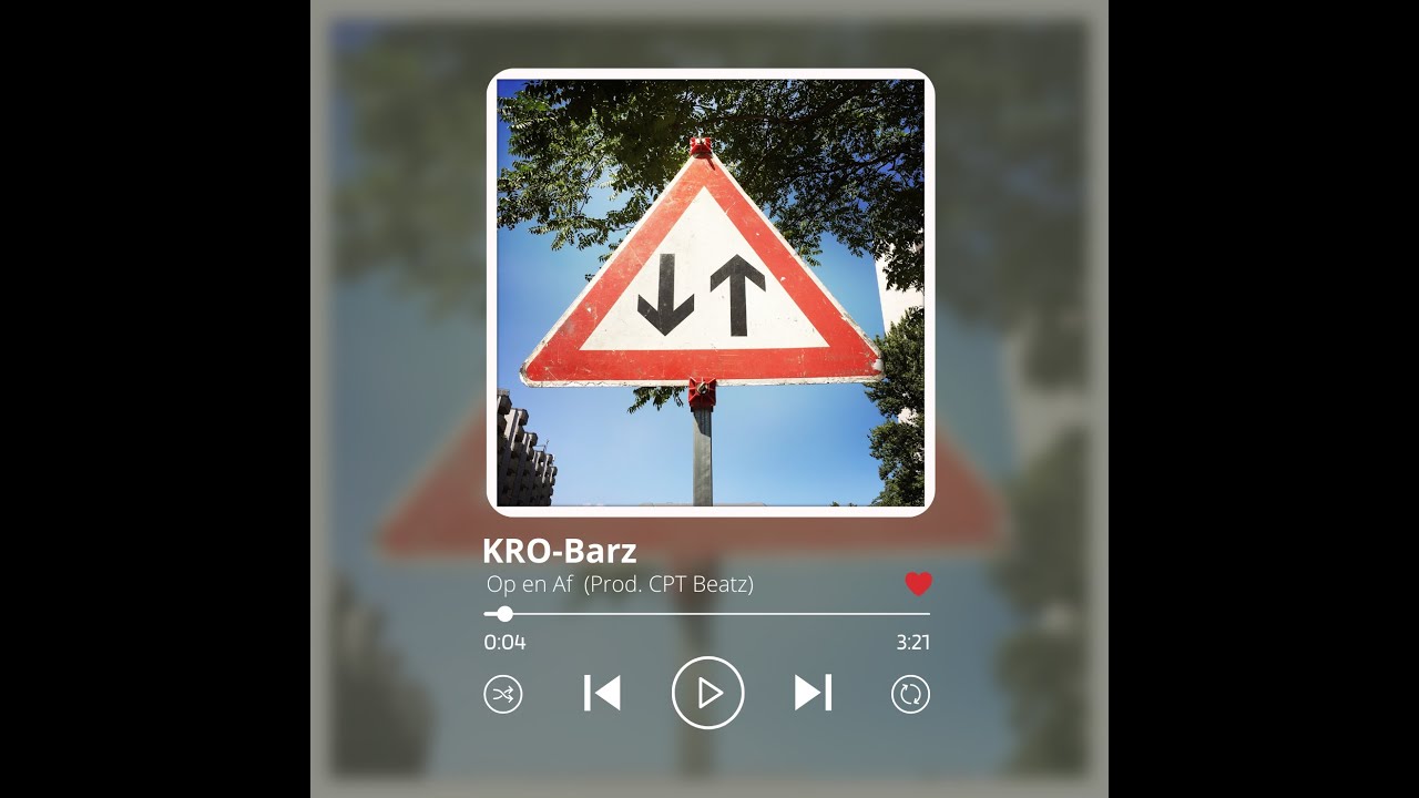 KRO-Barz - Op en Af (Prod. CPT Beatz)