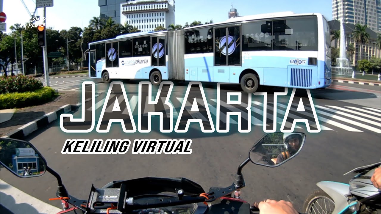 Jakarta Sepi Seperti Newyork dan Eropa | Motovlog Sudirman Thamrin - Bundaran HI - Kota Tua Jakarta