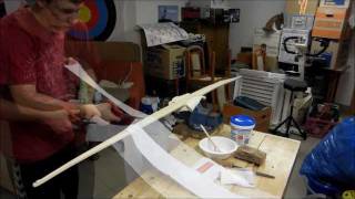 Der Bau Eines Haselnussflachbogens Mit Leinenbacking Teil 11