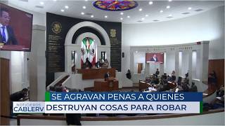 Se agravan penas a quienes destruyan las cosas para robar