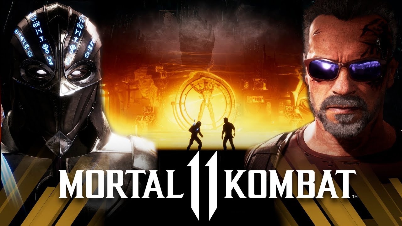 Mortal Kombat 11 Terminator T-800 Vs Scorpion Gameplay Very Hard Difficulty  MK11 