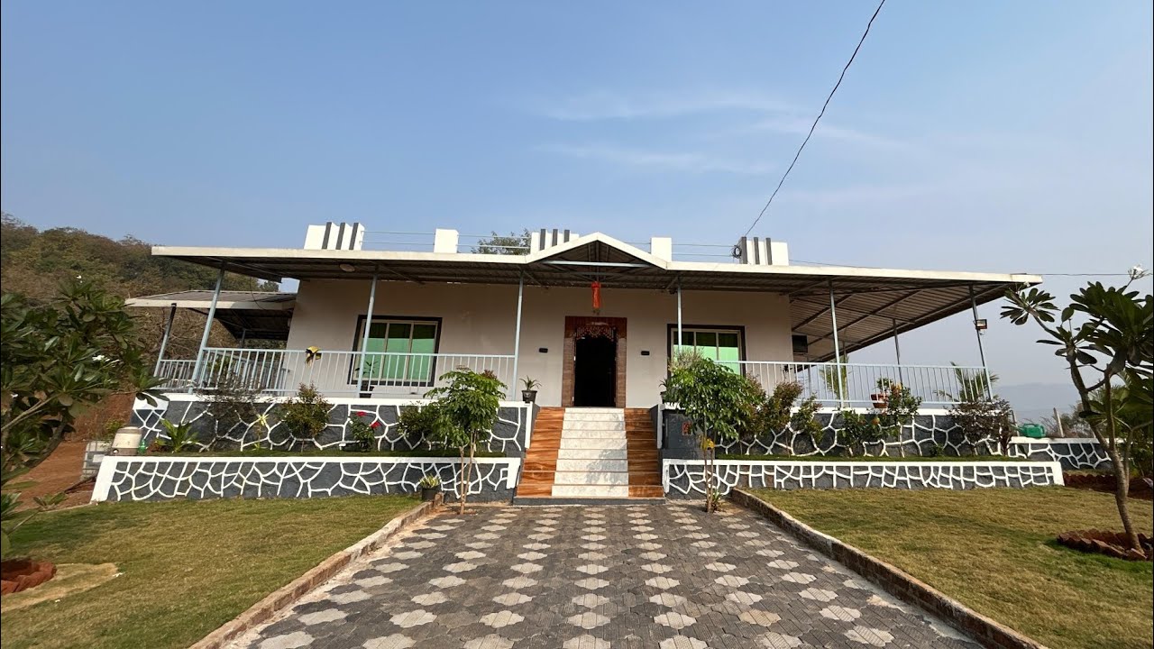 Newly Constructed 22 Guntha Farmhouse For Sale in karjat With Pool, Call us 9773181911