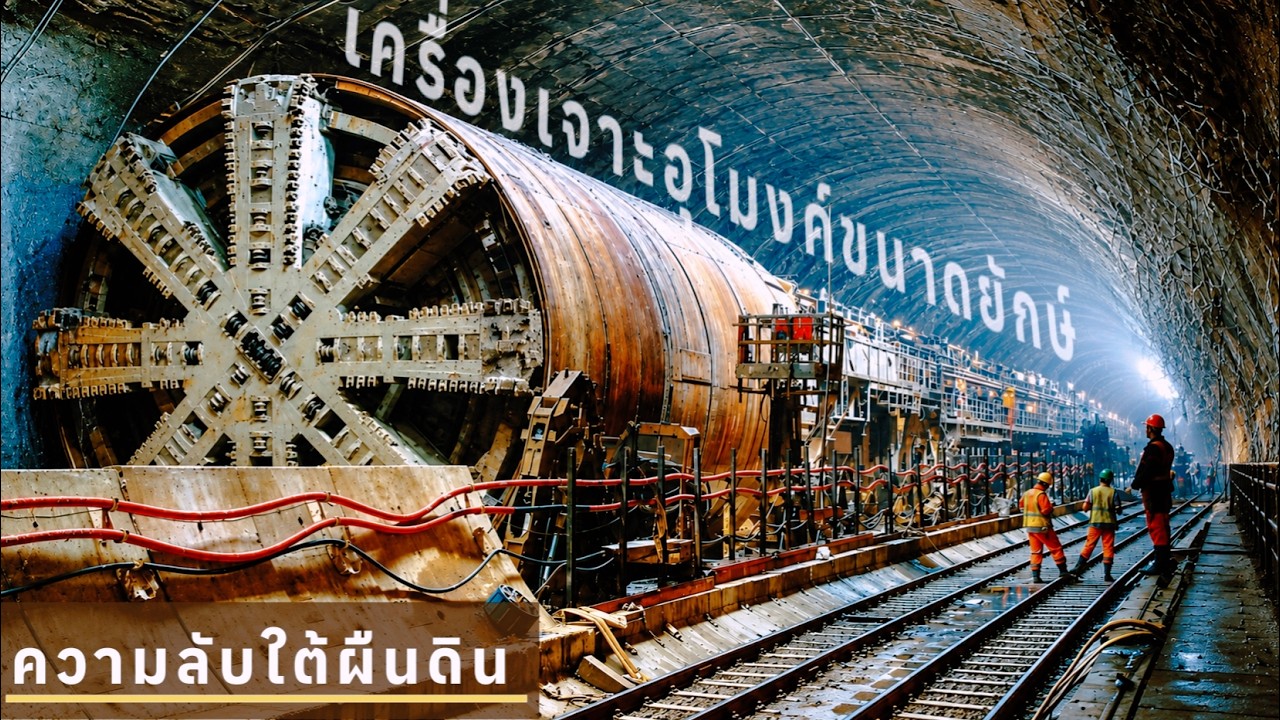 การสร้างอุโมงค์ขนาดมหึมา ลึก 80 เมตรใต้ดิน