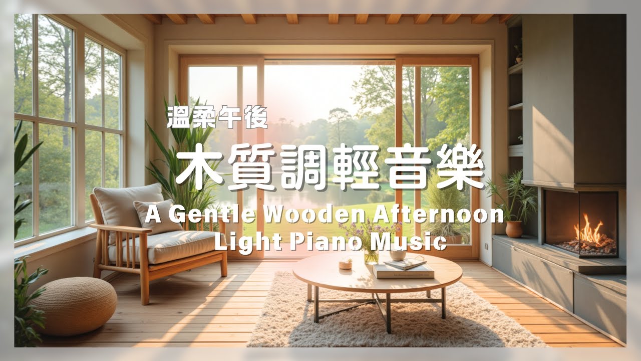 🌿Feel-Good Piano for a Gentle Afternoon|3HR 放鬆木質風音樂・閱讀・靜心・療癒背景BGM 🎹