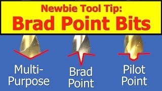 Newbie Tool Tip: Brad Point Drill Bits & Other Twist Bits
