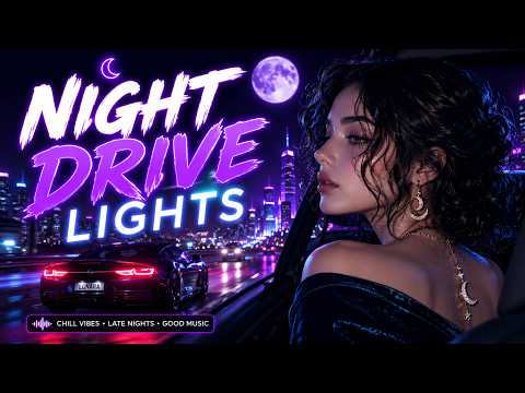 Night Drive Lights 🚗🌙 | Relaxing Night Songs & Dreamy Female Vocals | Late Night Vibes | Lunara
