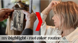 Full Hair Reset | HIGHLIGHTS + Gray Coverage | at Home under $40 by ellebangs 39,886 views 4 months ago 7 minutes, 50 seconds