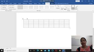 Tabular Presentation | Word 2016 | Class 6 ICSE |