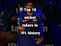 Top 10 Players With Most Wickets in IPL History 🏏🔥 #ipl #cricket #top10 #india #sportzcraazy