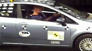 Краш тест Fiat Grande Punto 2005 (E-NCAP)