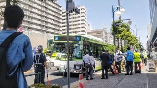 【メトロ東西線】一部区間終日運休、東陽町駅の様子【代行バス運行も】 2024.5.11