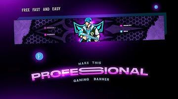 How to make a Professional Gaming Banner in Pixellab || YouTube Channel Art कैसे बनाएं  mobile se