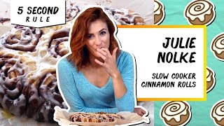 Slow Cooker Cinnamon Rolls | 5 Second Rule With Julie screenshot 1