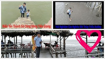 Biển Tân Thành Gò Công Tiền Giang - Du Lịch Miền Tây Rất Đẹp