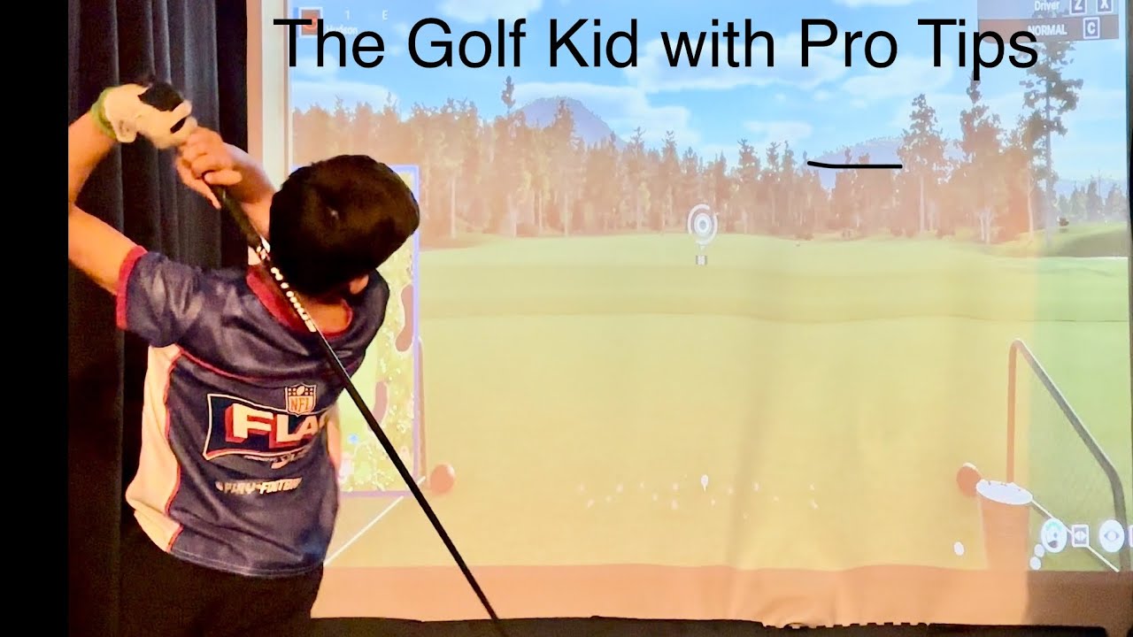 The Golf Kid getting Pro Tips from his coach - YouTube