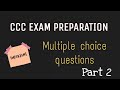 CCC MCQ Questions // Part - 2 // Digital World with Dishu // #ccc #cccmcq #mcqquestionandanswers