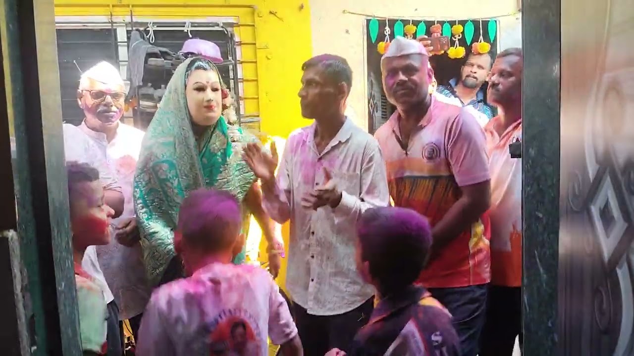 चला जेजुरी ल जाऊ होळी निमित्त डोंबिवली येथे गोमुचा खेळ .#कोकण 