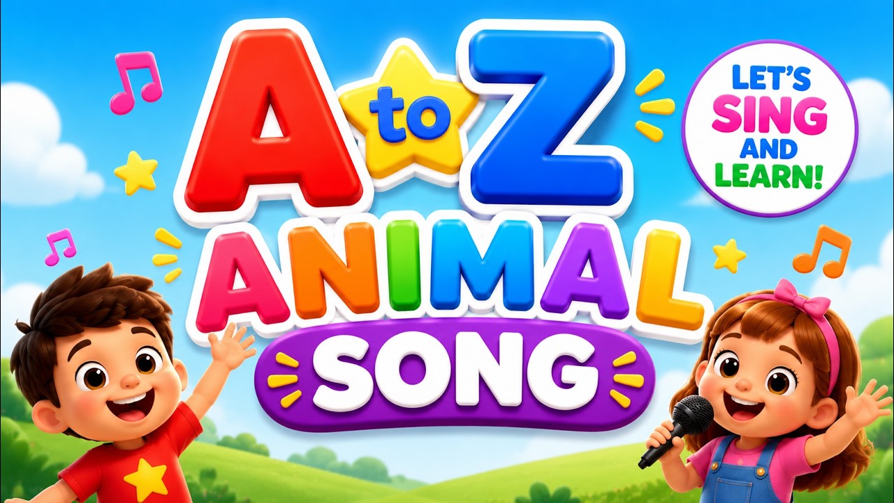 ABC Song for Kids 🔤 | Learn ABC Alphabet A to Z | Alphabet Song for ...
