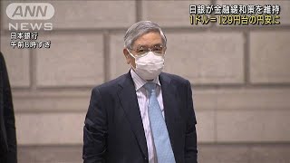 大規模な金融緩和策の維持を決定　日銀(2022年4月28日)