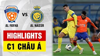 Highlights: Al Fayha - Al Nassr | Đẳng cấp siêu sao lên tiếng, Ronaldo lập siêu phẩm 1 chạm đẳng cấp