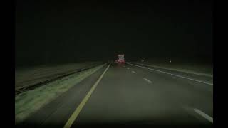 Shooting star captured on Tesla dashcam