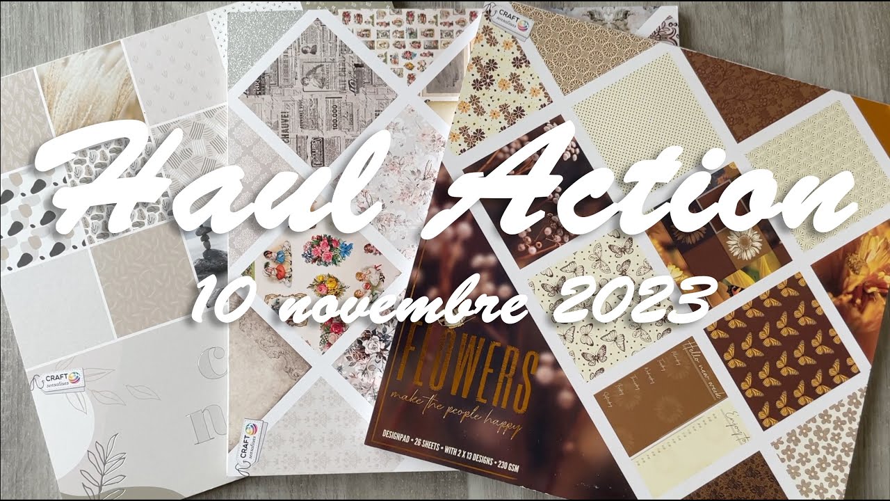 Petit Haul Action - Loisirs créatifs - Papiers