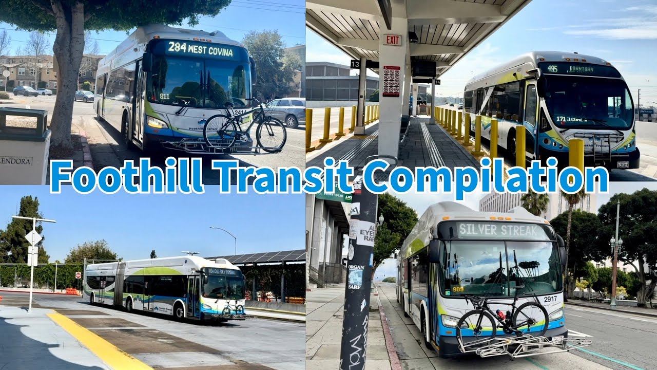 Foothill Transit Bus Compilation 