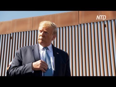 Видео: Трамп начинает строительство стены