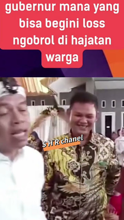 kdm makan di hajatan orang