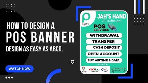 How to design a POS BANNER design  as fast and easy| pixellab tutorial.