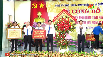 Quảng Lạc đón bằng công nhận xã đạt chuẩn nông thôn mới năm 2021