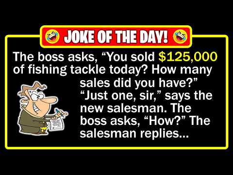 🤣 BEST JOKE OF THE DAY! - "Great Salesman" A Rookie Salesman Redefines “Upselling” ... | Dad Jokes