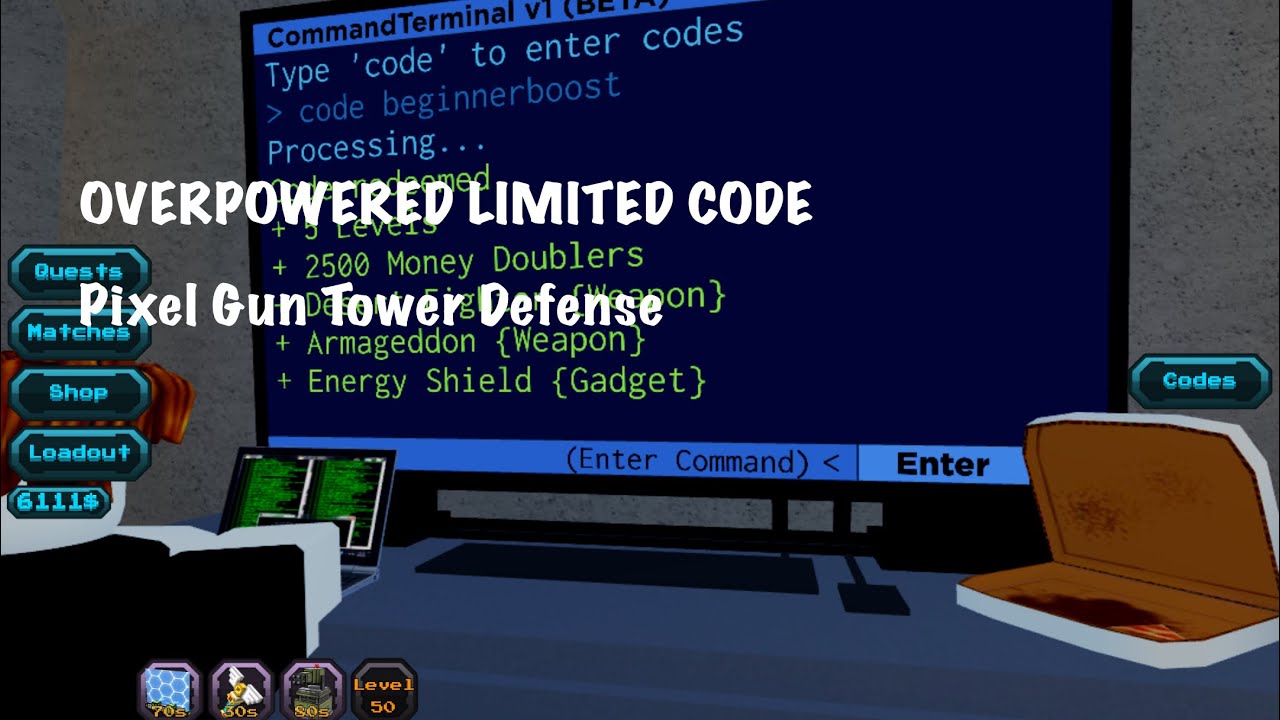 Pixel Gun Tower Defense codes for free money (December 2023)