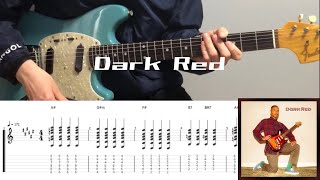 Steve Lacy - Dark Red (guitar cover with tabs \u0026 chords)