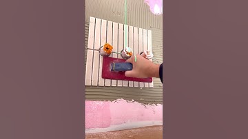 Handmade fireclay mosaic tile backsplash install #diy #tiled #tile #tiling #satisfying