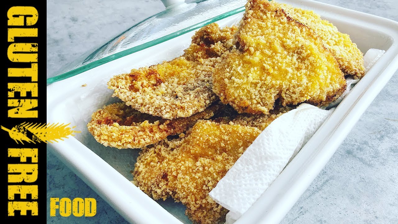 Pork corn schnitzel gluten free recipe YouTube
