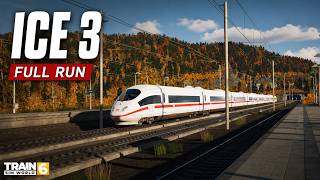 Schnellfahrstrecke Nürnberg - Ingolstadt Full ICE 3 Run