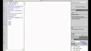 how to use html template on dreamweaver CS5