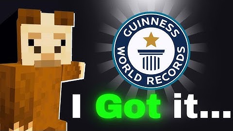 HOW I GOT A WORLD RECORD....