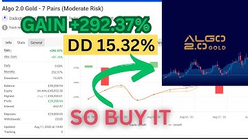Algo 2.0 Gold MT4 EA | Top Forex Robot with Live Results .