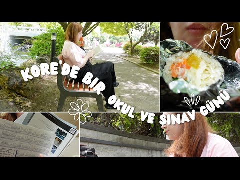 Kore’de Sınav Günüm! 🇰🇷 Yeni Tatlar Deniyoruz🤤| VLOG69