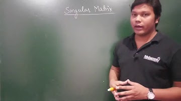 15. Determinants - Introduction to Singular & Non-Singular Matrices