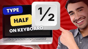 How to Insert or Type Half Symbol on Keyboard (½ or 1/2)