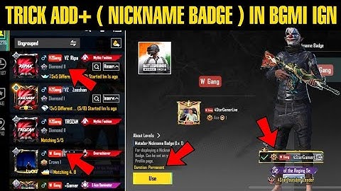 BGMI RED NAME TAG / BGMI ME RED NAME KAISE LIKHE / NICKNAME BGMI NEW NAME FEATURE / BGMI NEW TITLE